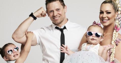 The Miz, Maryse, and the kids