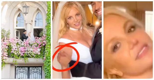 There are conspiracy theories that Britney Spears's wedding was fake
