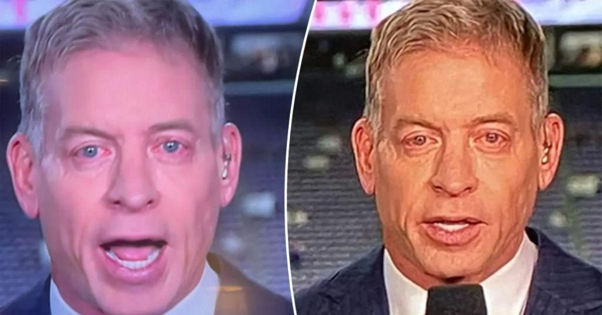 Why Are Troy Aikman’s Eyes So Red Fans Have Theories
