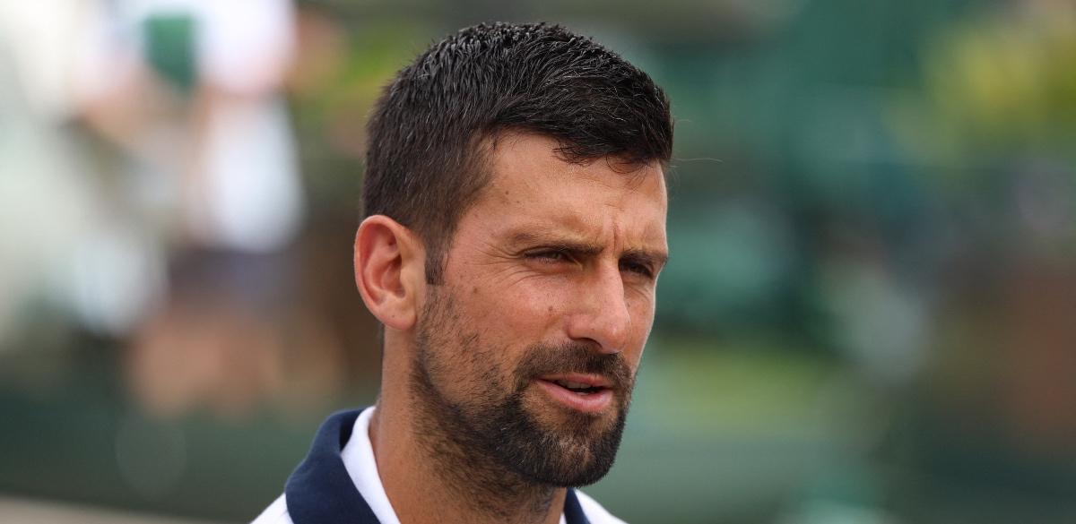 Novak Djokovic at Wimbledon 2025.