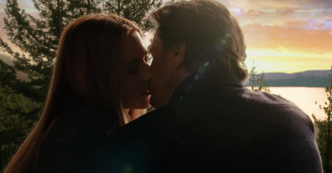 Virgin River Mel and Jack kiss