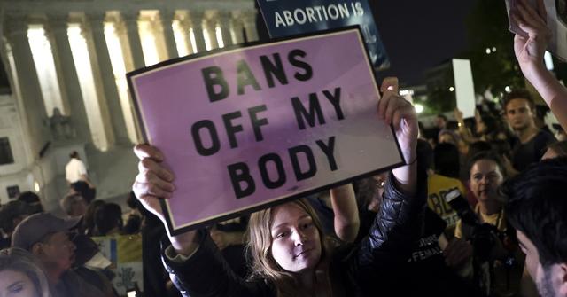 Abortion protesters at the Supreme Court