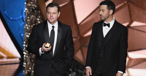 Jimmy Kimmel and Matt Damon