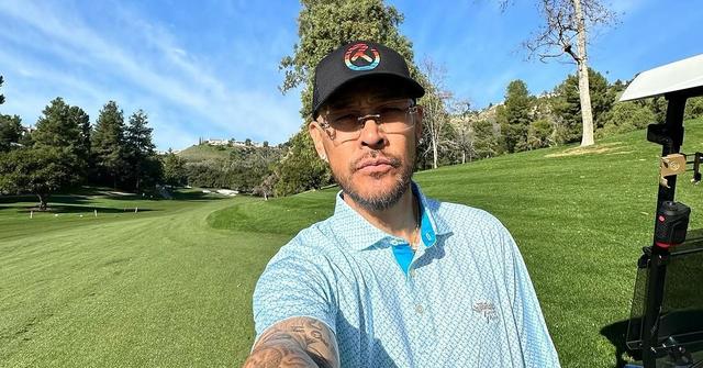 Ben Baller on a golf course