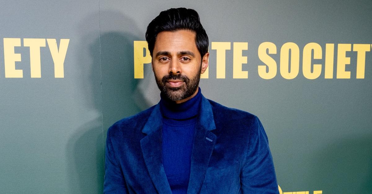 Actor and comedian Hasan Minhaj attends the premiere of 'Polite Society.'