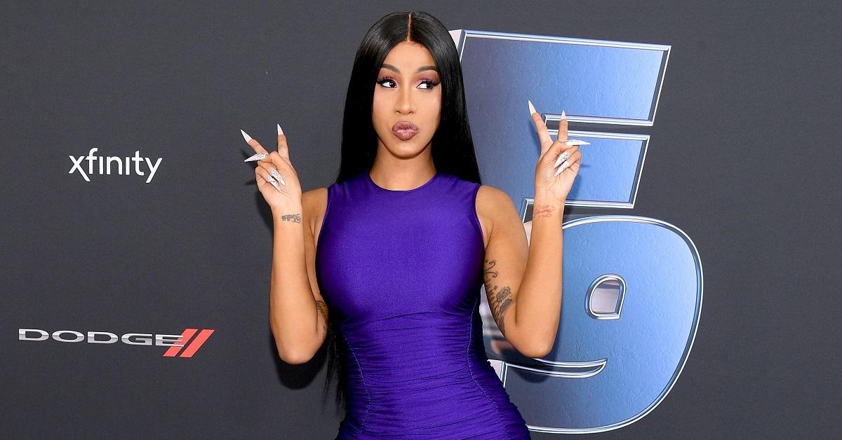 Cardi B Shows Off Butterfly Back Tattoo Instagram