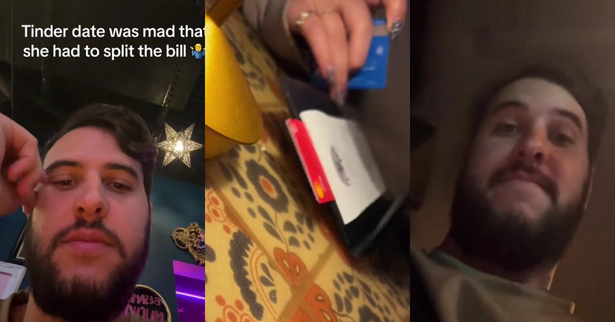 Man Makes Tinder Date Split Check