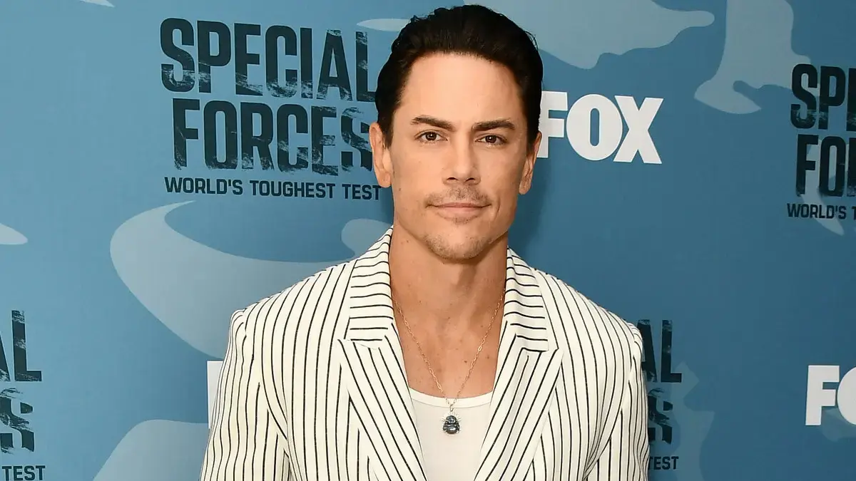 Tom Sandoval at a premiere for World's Toughest Test