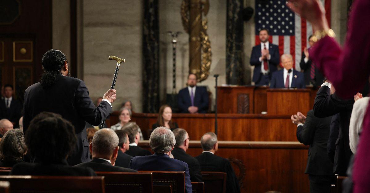 Al Green heckling during the State of the Union. 