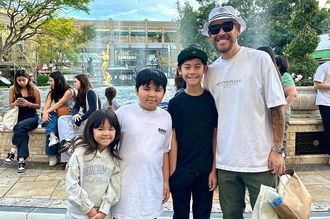 Ben Baller and his kids