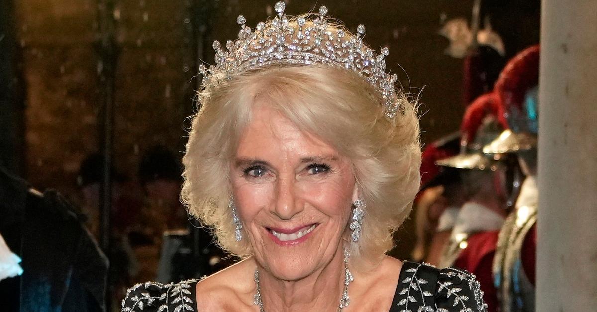 Queen Camilla at an event