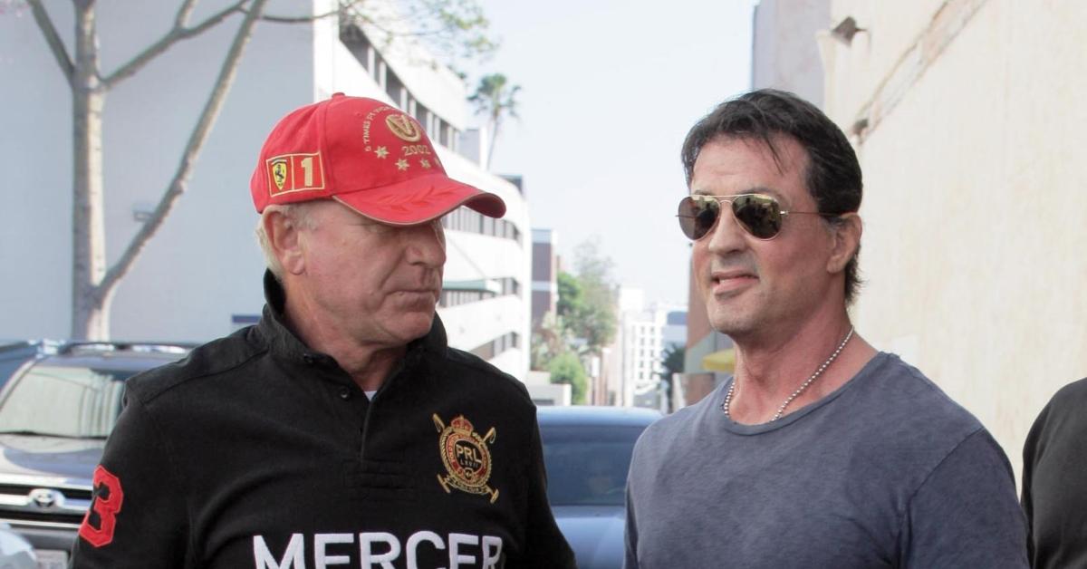 Frank Stallone and his famous brother Sylvester Stallone