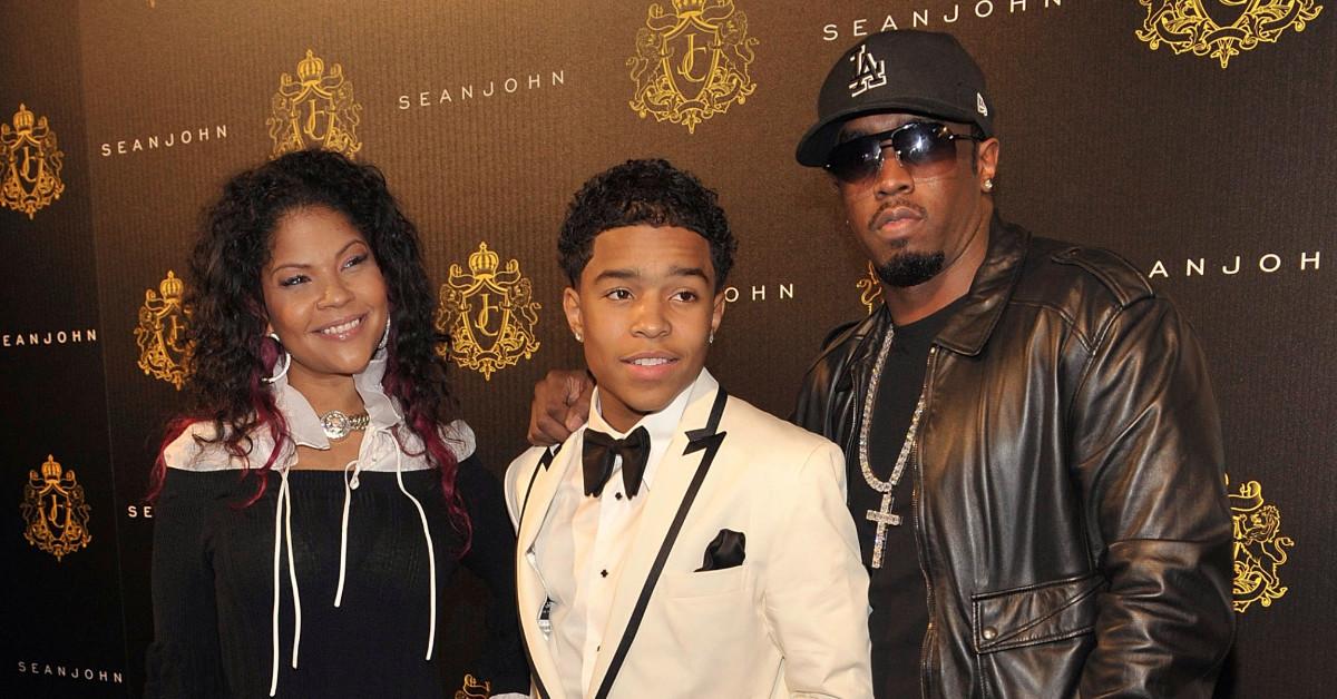 Misa Hylton, Justin Combs, and Diddy in 2010