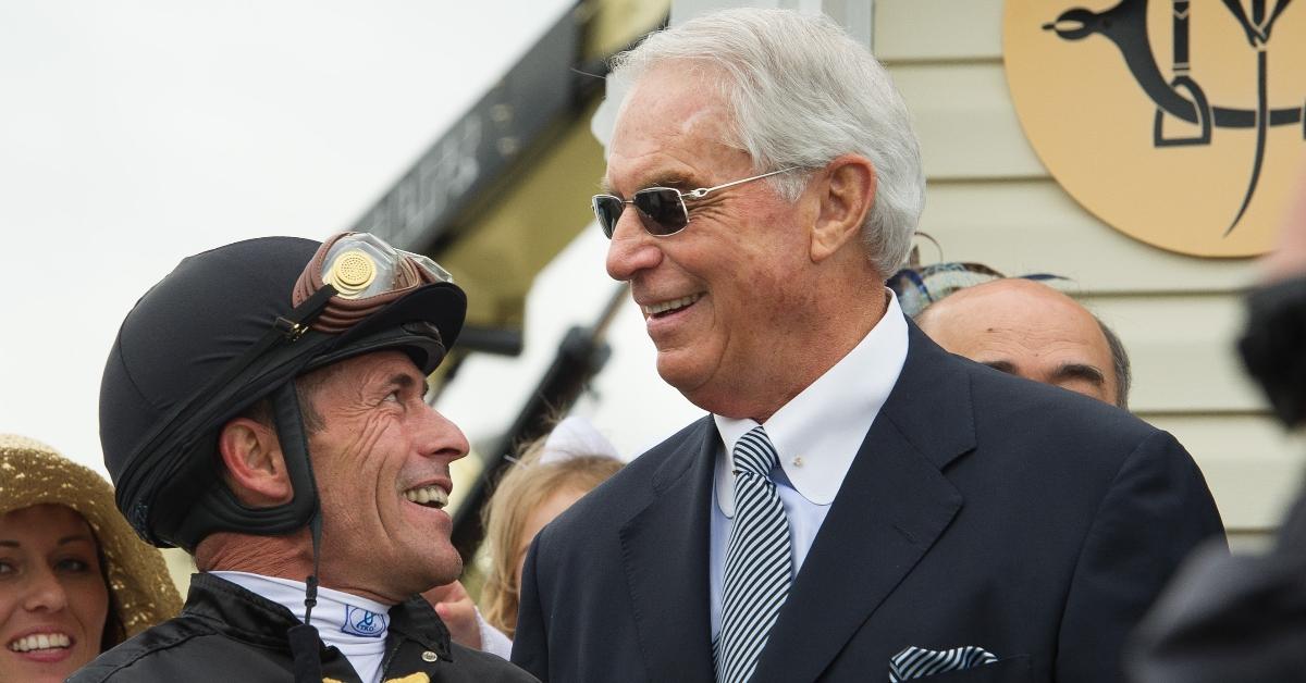 D. Wayne Lukas (R) with Gary Stevens (L)