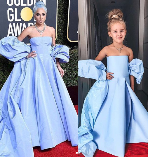 Little girl 2025 red carpet dresses