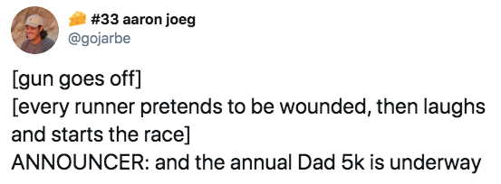 dad tweets