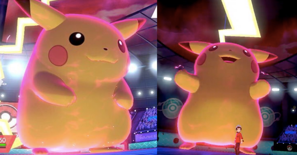 rainbow fat pikachu vmax