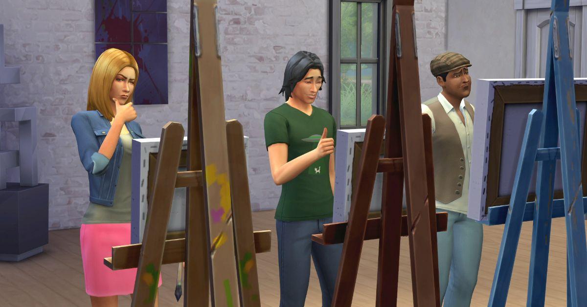 The Sims 4 Painting