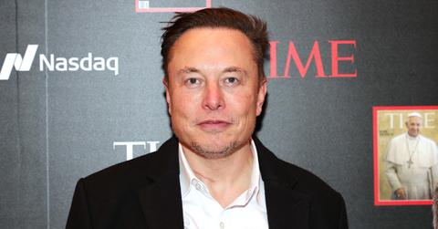 Elon Musk poses at a TIME Person of the Year event.