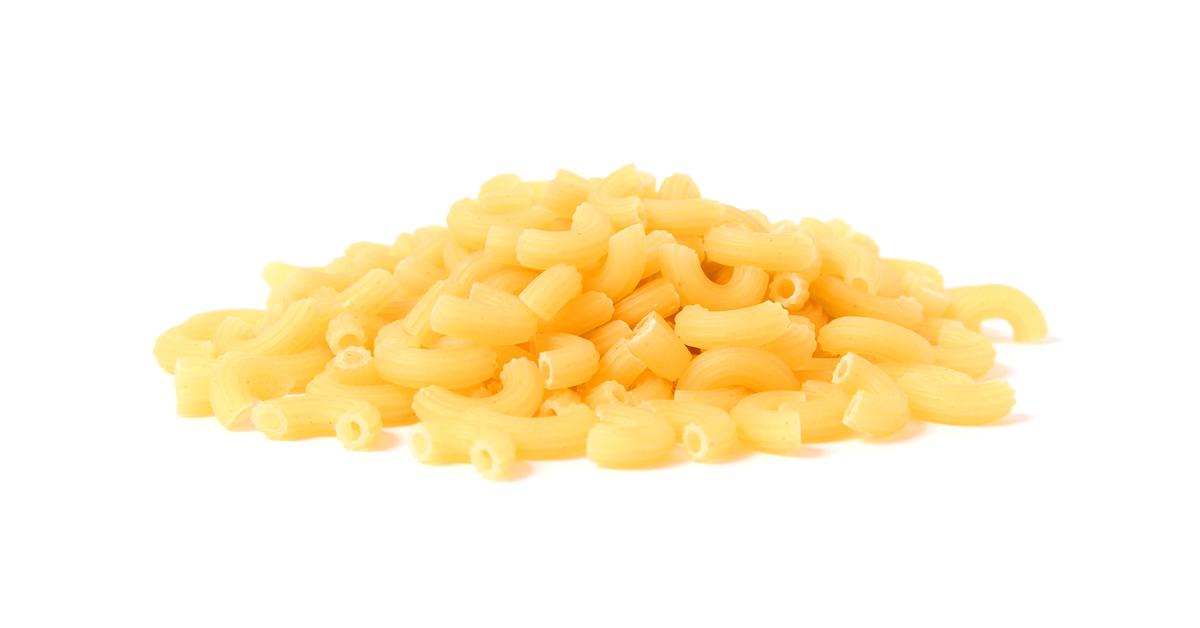 A pile of mac and cheese