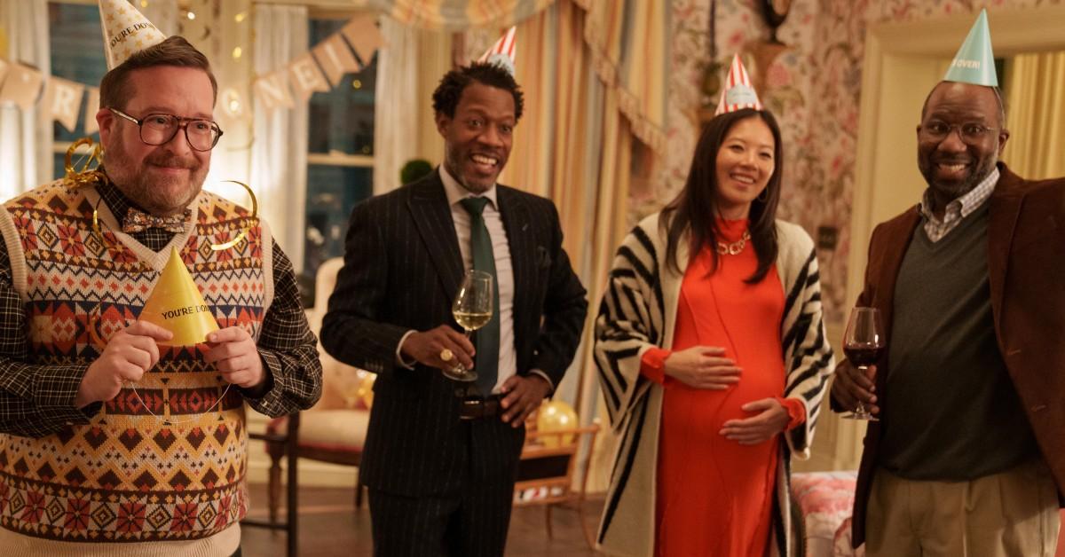 (L-R) Howard (Michael Cyril Creighton), Liam (Damani Varnado), Nina (Christine Ko) and Dr. Grover Stanley (Russell G. Jones)