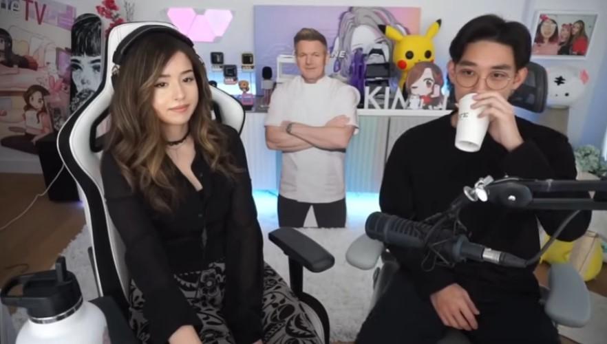 Pokimane with Kevin Kim