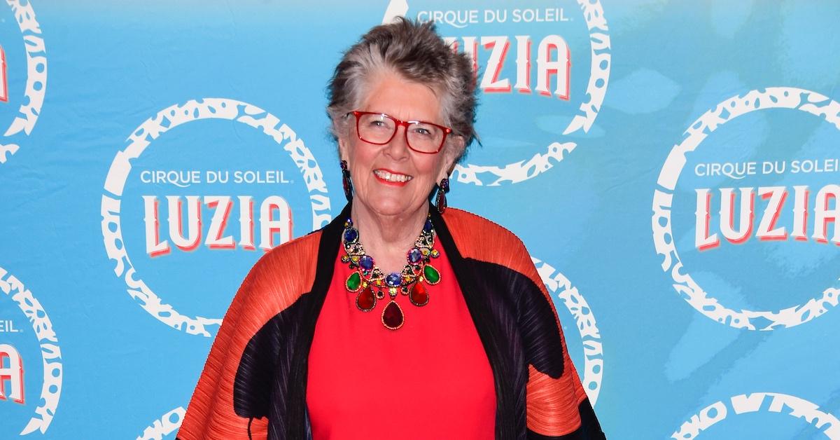 Prue Leith on the red carpet.