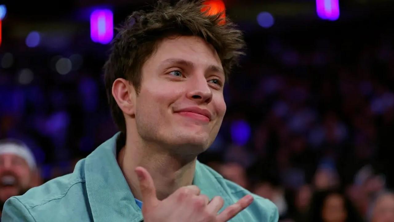  Matt Rife attends a New York Knicks game on Nov. 6, 2023 