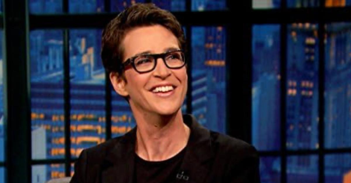 Rachel Maddow on 'Late Night with Seth Meyers' in 2014