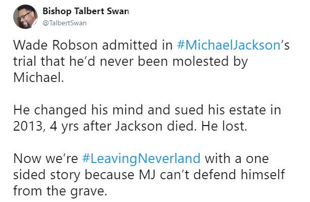 leaving neverland tweet