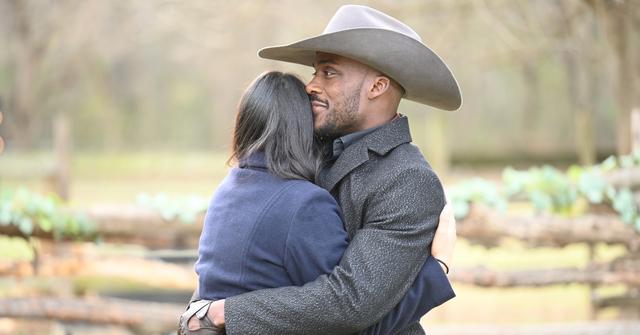 Ryan and Haley during the 'Farmer Wants a Wife' Season 1 finale