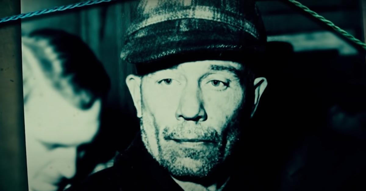 Photo of Ed Gein as he was being arrested