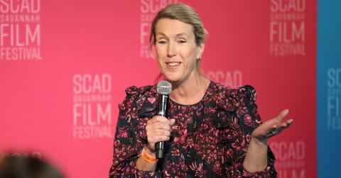 Katie Spikes speaking at an event