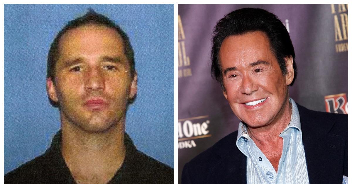 (L-R): James Everett Dutschke mug shot; Wayne Newton