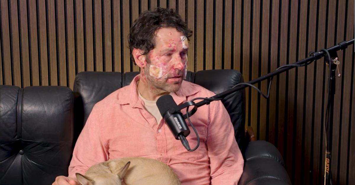 Paul Rudd during his Take Your Shoes Off podcast interview