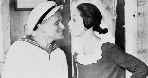 (L-R): Robin Williams and Shelley Duvall in 'Popeye'