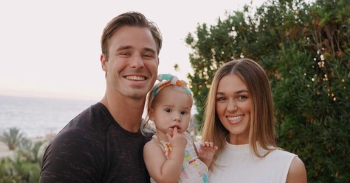 Sadie Robertson with husband Christian Huff and daughter Honey James