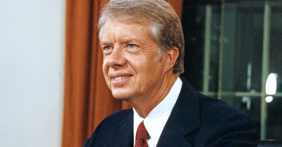 Jimmy Carter addressing the nation