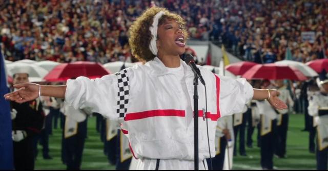Naomi Ackie as Whitney Houston in 'I Wanna Dance With Somebody'