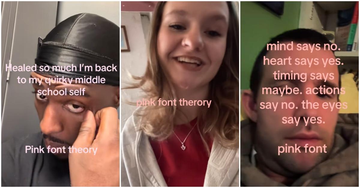 Some TikTok Users Know What the Pink Font Theory Means