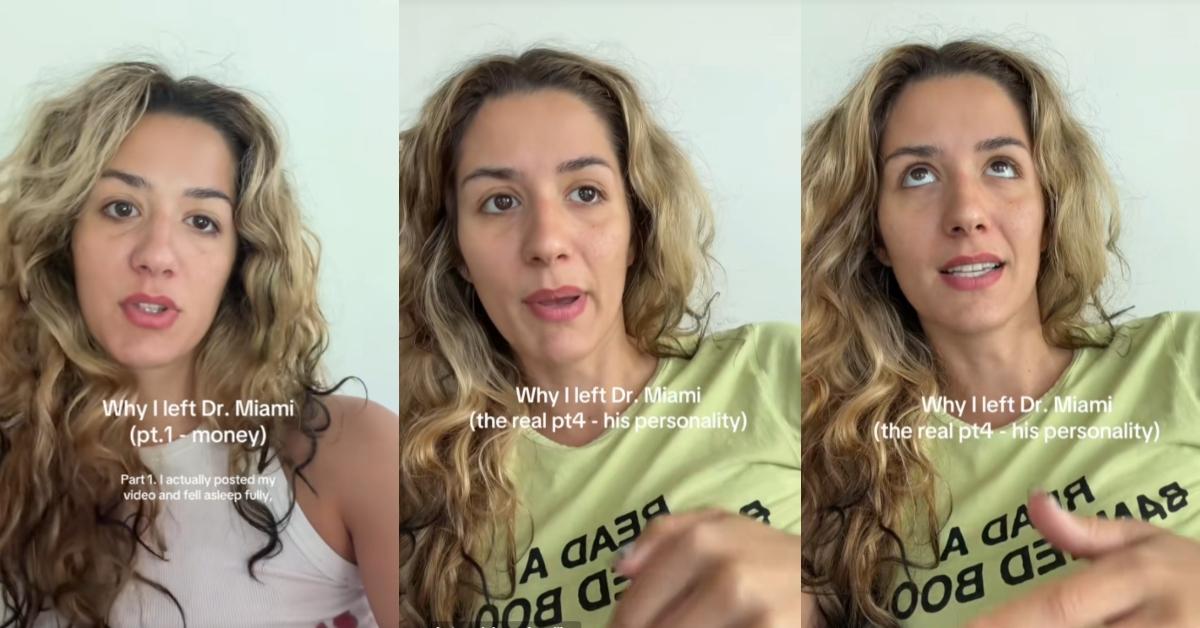 Dr. Miami's social media manager Santina explains why she had to quit.