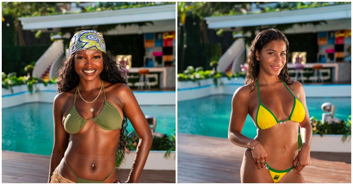 (l-r): Chelley Bissainthe and Amaya Espinal for 'Love Island USA' Season 7