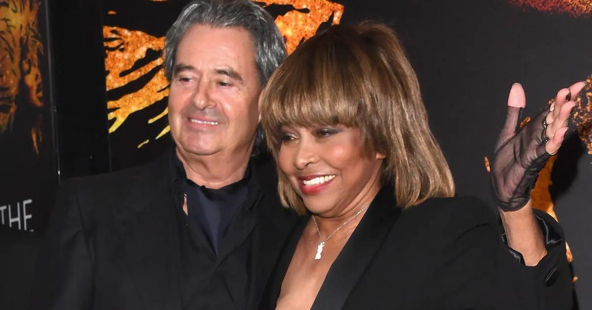 Erwin Bach and Tina Turner on the red carpet.