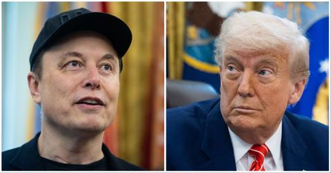 Elon Musk and President Donald Trump at the White House.