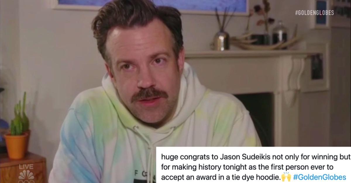 Jason Sudeikis at the Golden Globes