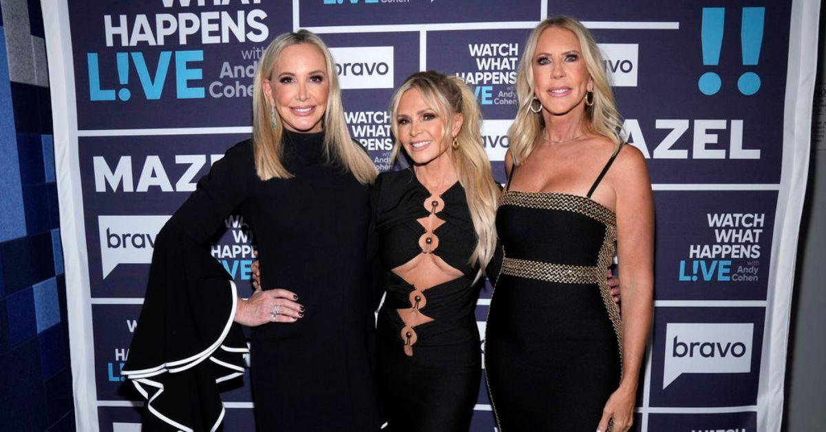 (l-r): Shannon Storms Beador, Tamra Judge, and Vicki Gunvalson on 'Watch What Happens Live'