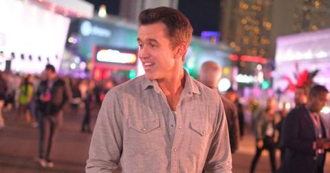 Rob McElhenney at an F1 race in 2023.