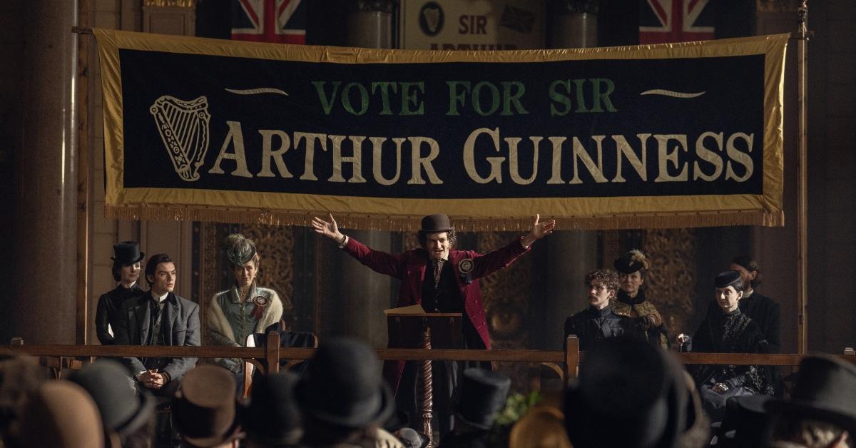 Arthur's campaign in House Of Guinness on Netflix.