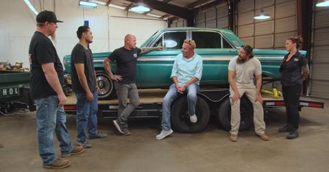 (L to R) Wes, Jenicio, Mike Coy, Rabbit, Scooter and Jaime in 'Tex Mex Motors'