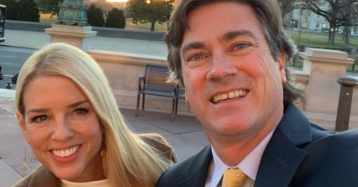 Pam Bondi with John Wakefield in 2019.